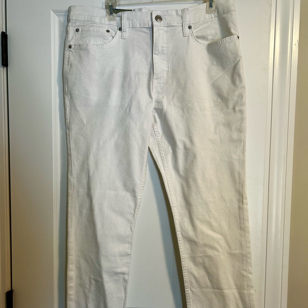 Men's White Jeans